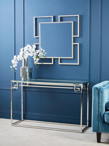 Allure Silver Small Wall Mirror