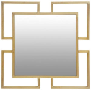 Allure Brushed Gold Small Wall Mirror