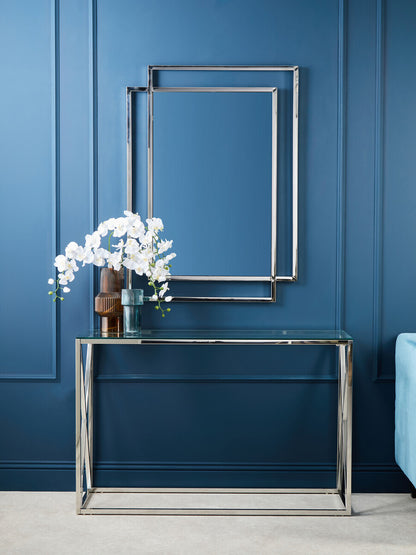 Allure Silver Large Wall Mirror