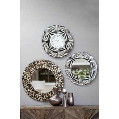 Palu Arise Black And Gold Wall Mirror