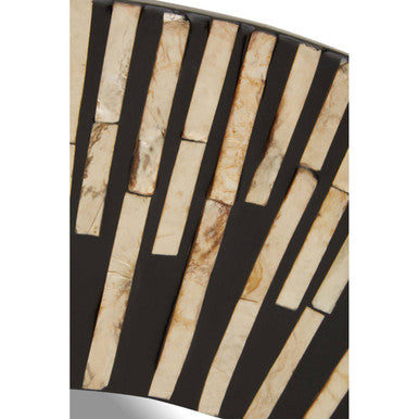 Palu Arise Black And Gold Wall Mirror