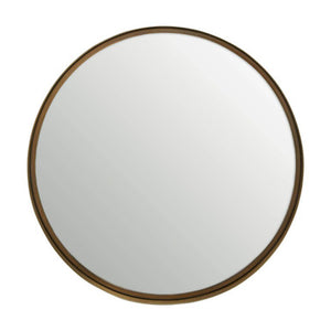 Medium Gold Finish Wall Mirror | Leonov