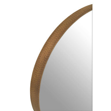 Leonov Medium Gold Finish Wall Mirror
