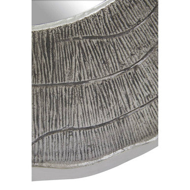 Silva Large Oak Effect Silver Wall Mirror