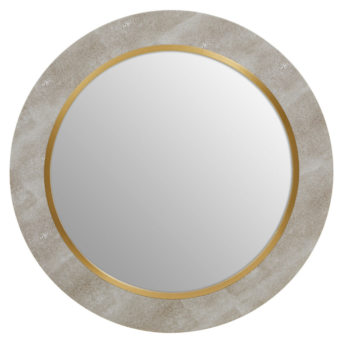 Cadio Shagreen and Gold Wall Mirror - Image 1