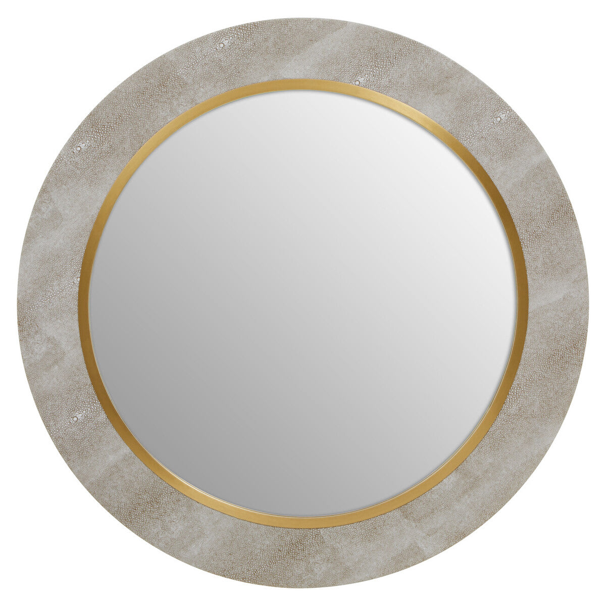 Cadio Shagreen and Gold Wall Mirror - Image 1