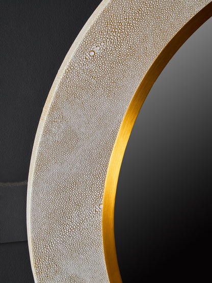Cadio Shagreen and Gold Wall Mirror - Image 5