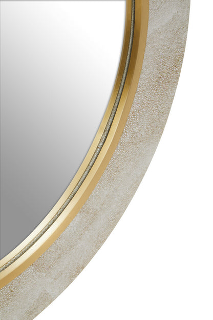 Cadio Shagreen and Gold Wall Mirror - Image 6