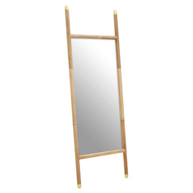 Nirav Natural Mango Wood Frame Floor Mirror - Image 3