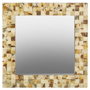 Cream Mother of Pearl Wall Mirror | Obra