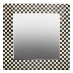 Obra Mother Of Pearl Square Wall Mirror