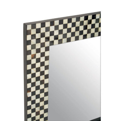Obra Mother Of Pearl Square Wall Mirror - Image 3