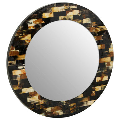 Obra Mother Of Pearl Brown Wall Mirror - Image 2