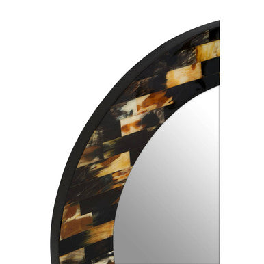 Obra Mother Of Pearl Brown Wall Mirror - Image 3