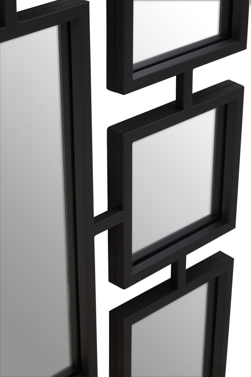 Beauly Black Multi Frame Wall Mirror