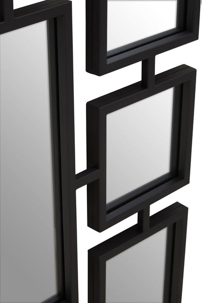 Beauly Black Multi Frame Wall Mirror