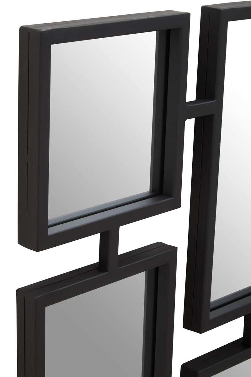 Beauly Black Multi Frame Wall Mirror