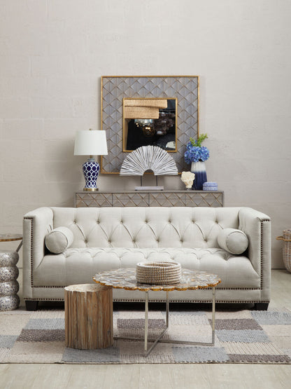 Siro Mango Wood Square Wall Mirror