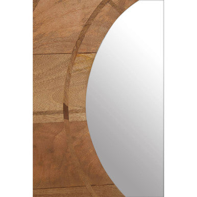 Sona Mango Wood Sqaure Wall Mirror