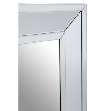 Jensen Rectangular Silver Wall Mirror - Image 5
