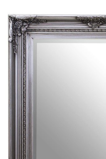Lori Silver Wooden Frame Wall Mirror - Image 4