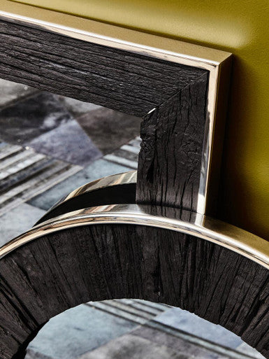 Kerala Black Rectangular Wall Mirror
