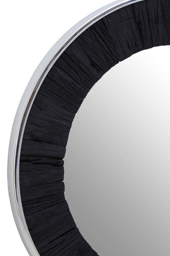 Kerala Black Round Wall Mirror - Image 7