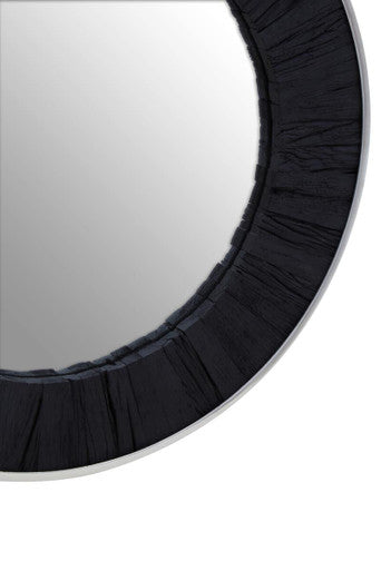 Kerala Black Round Wall Mirror - Image 8