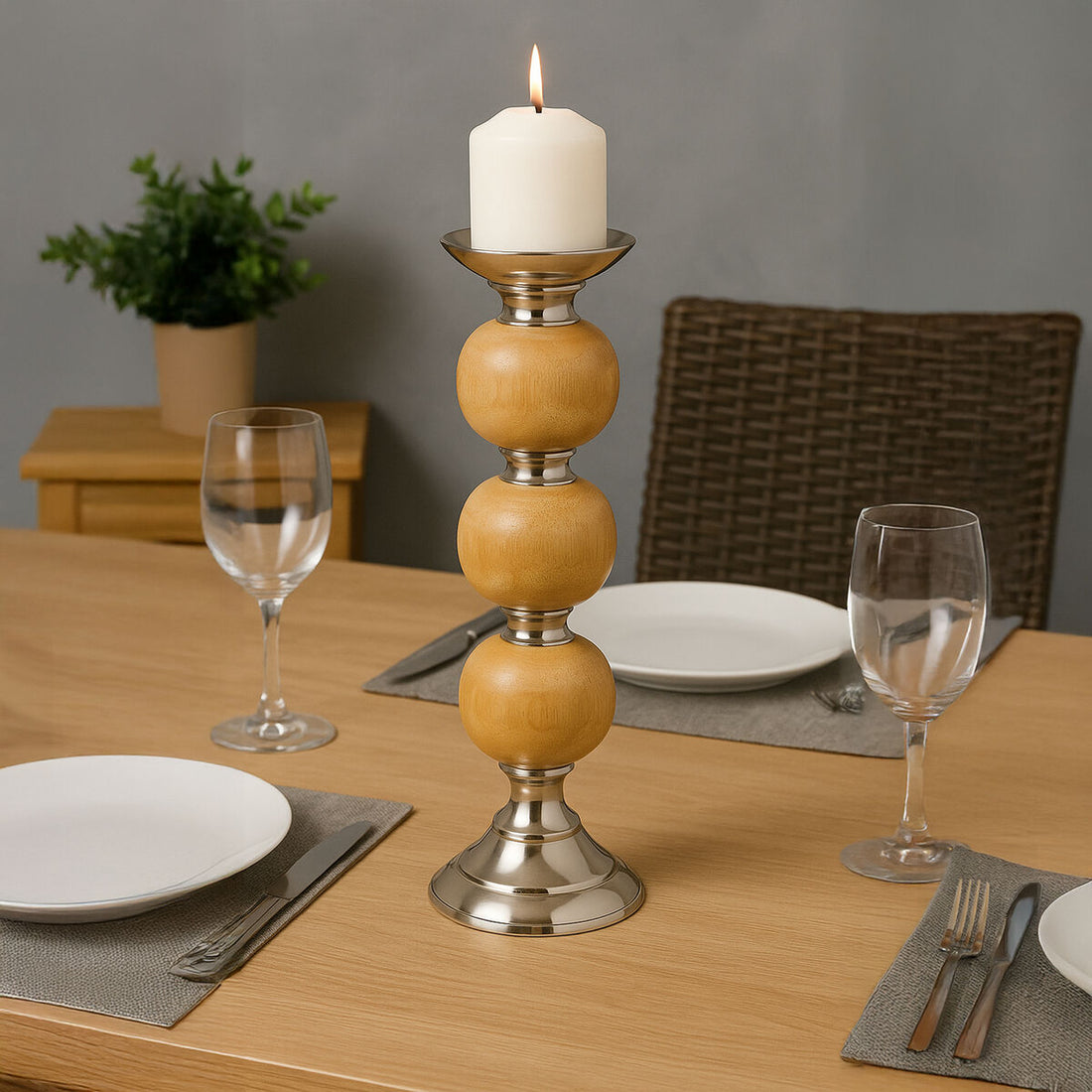 Hampstead Large Pillar Candle Holder