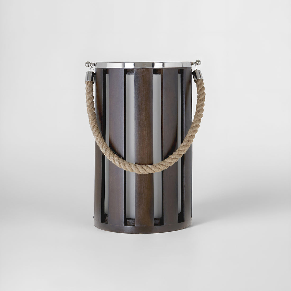 Hampstead Candle Holder with Rope Handle.