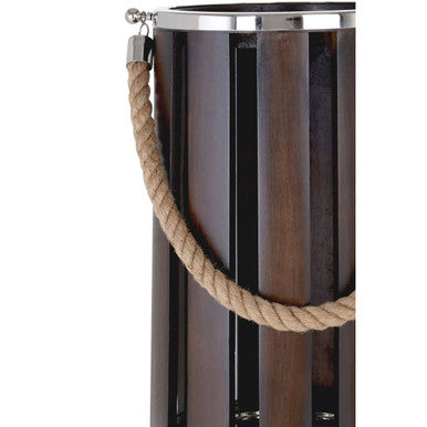 Hampstead Candle Holder with Rope Handle.
