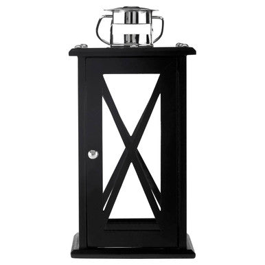 Hampstead Medium Black Criss Cross Lantern