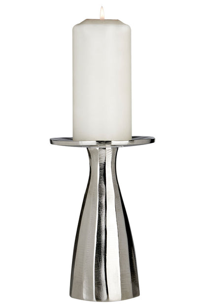 Kensington Townhouse Small Silver Candle Holder