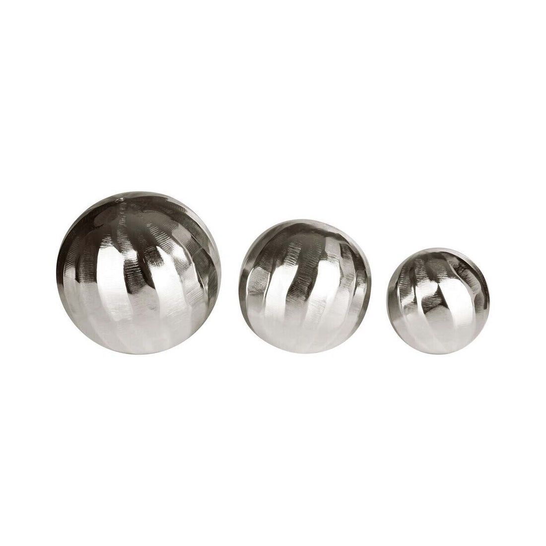 Kensington Townhouse Set of Three Nickel Balls