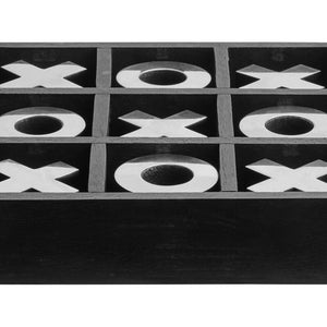 Black Acacia Wood Noughts and Crosses | Churchill Games