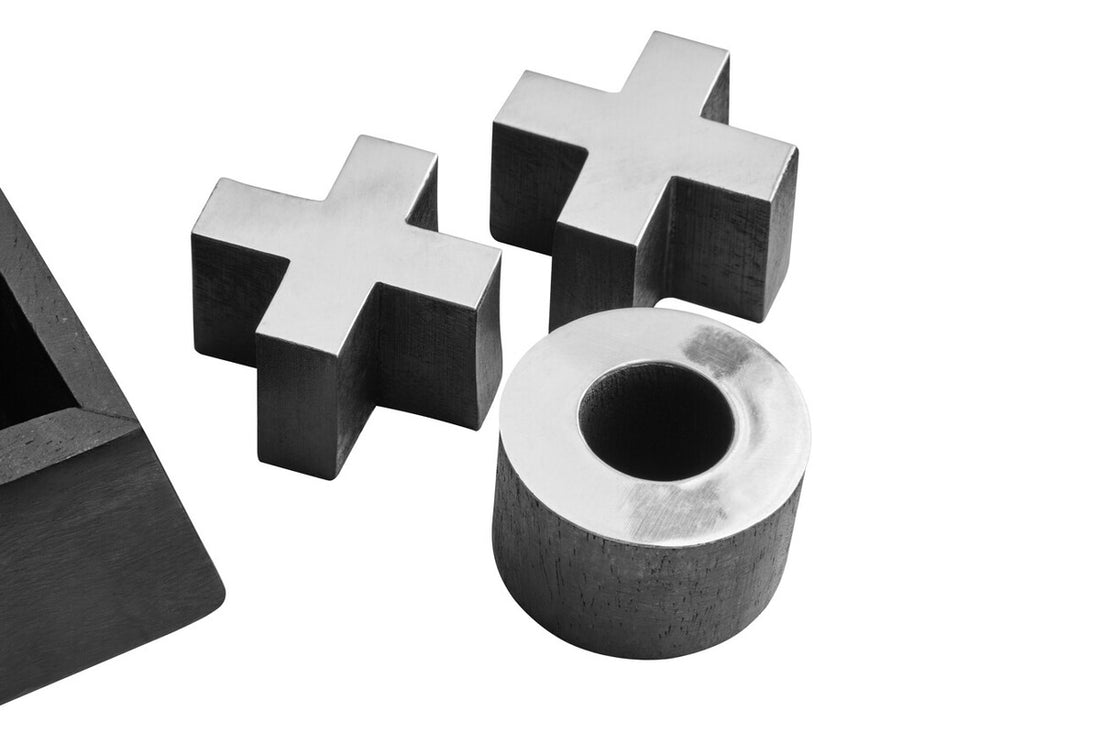 Churchill Games Black Mango Wood Noughts And Crosses - Image 5