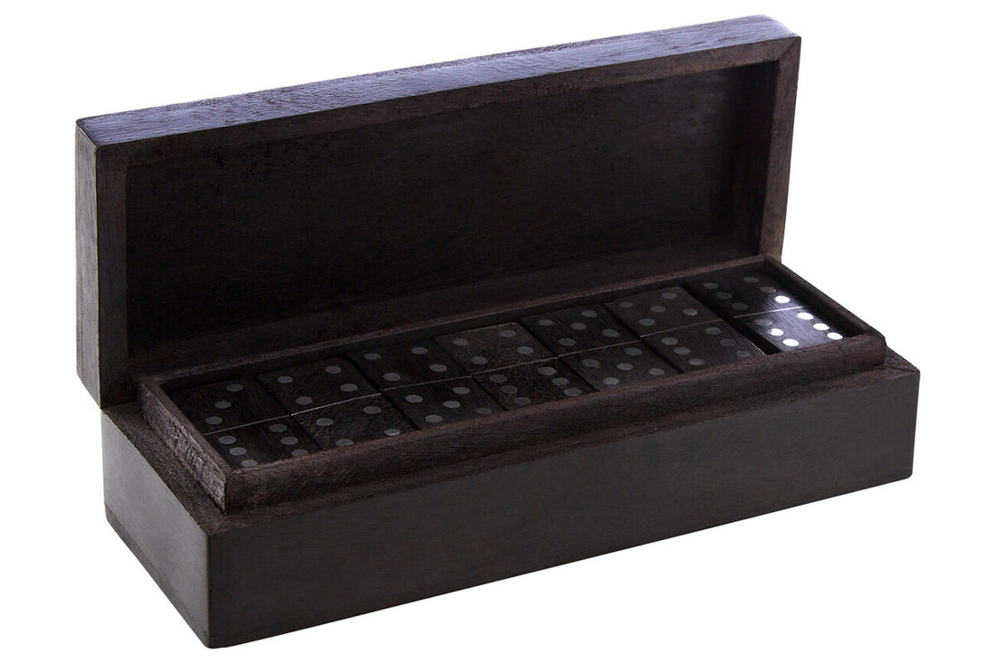 Churchill Games Black Mango Wood Domino Set - Image 3