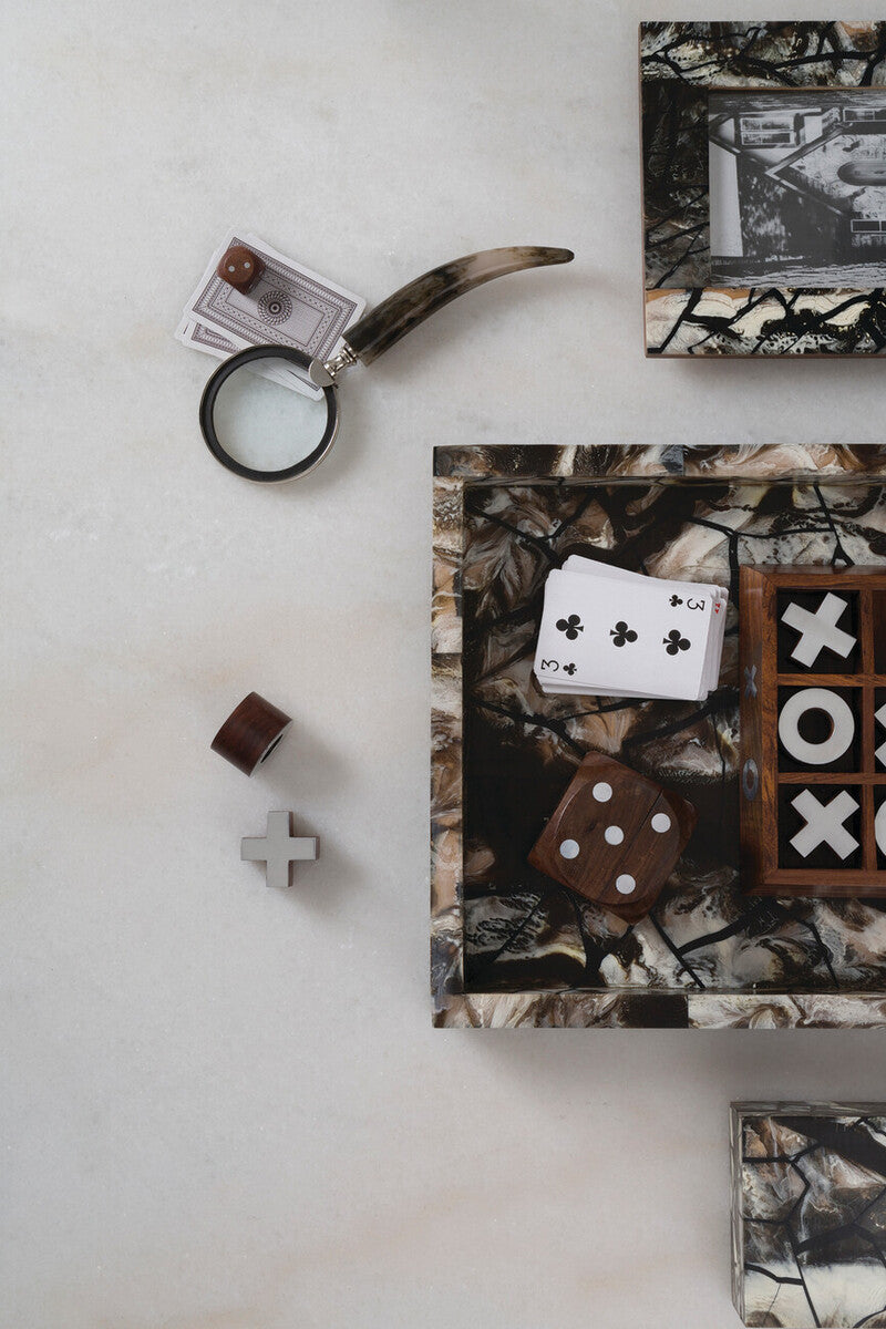 Churchill Games Sheesham Wood Noughts and Crosses