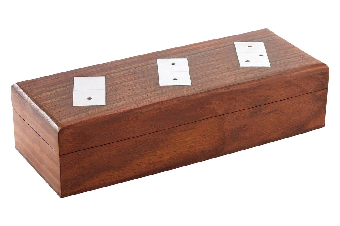 Churchill Games Sheesham Wood Domino Set - Image 3