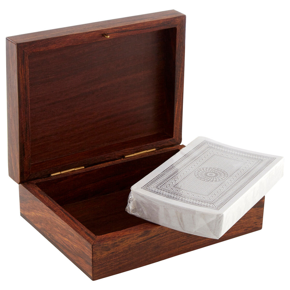 Churchill Games Sheesham Wood Playing Card Box - Image 4