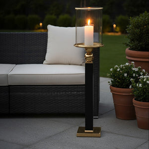 Large Black Candle Holder | Kensington Townhouse