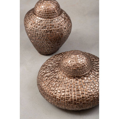 Kensington Townhouse Arya Set of 2 Pewter Jars