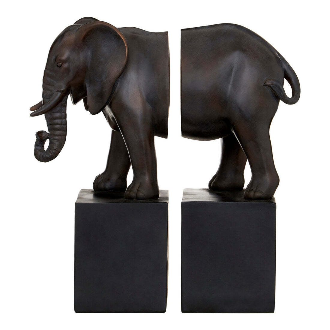 Boho Elephant Bookends - Image 1
