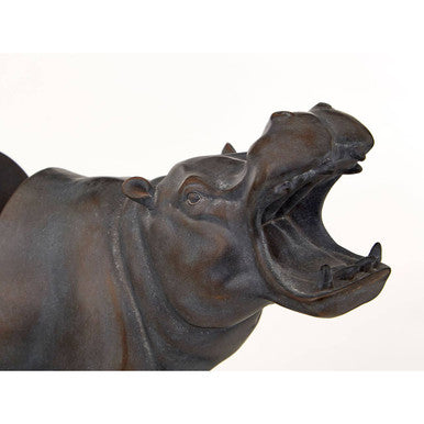 Boho Set of 2 Hippo Bookends - Image 3