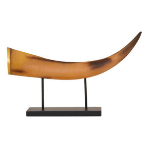 Large Natural Horn Ornament | Boho
