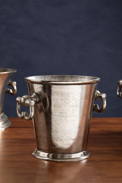 Rustic Antique Silver Wine Cooler