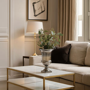 Alexa Ombre Fluted Small Glass Vase