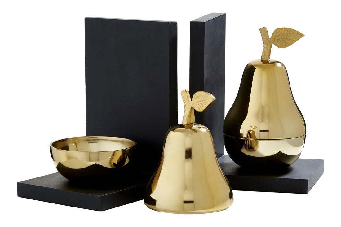 Kinsley Set of 2 Pear Bookends