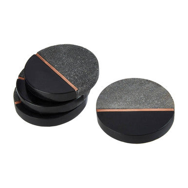 Set Of Four Pedra Lava Stone Coasters