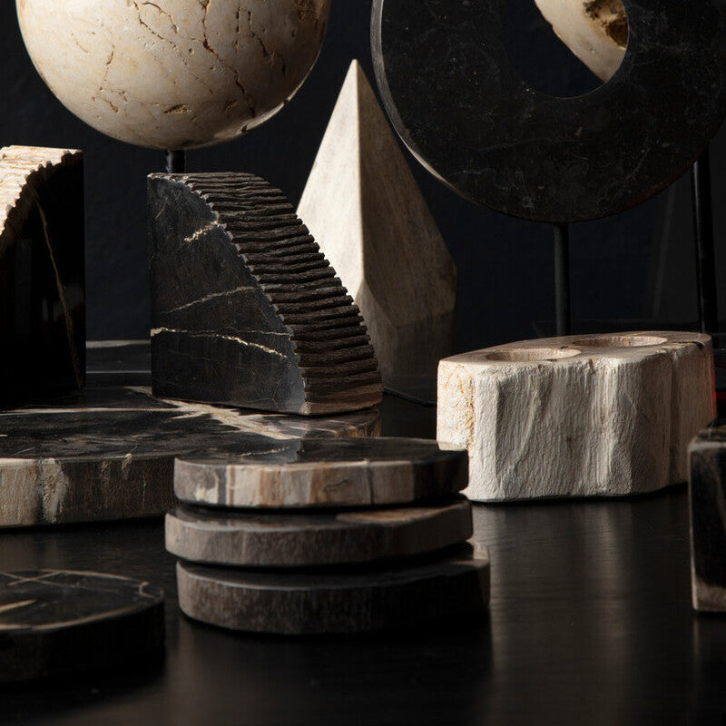 Relic Set Of 4 Petrified Wood Coasters - Image 2